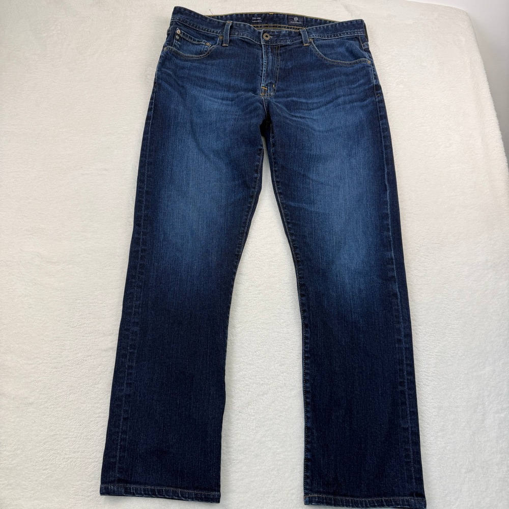 AG Adriano Goldschmied The Ives‎ Jeans Mens 36x31 Dark Blue Modern Athletic Fit